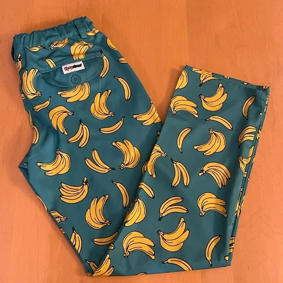 TIPSY ELVES - Green and Yellow Golf pants - Picture 2 of 3